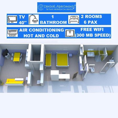 Central Apartments Caronda Street Катанія Екстер'єр фото